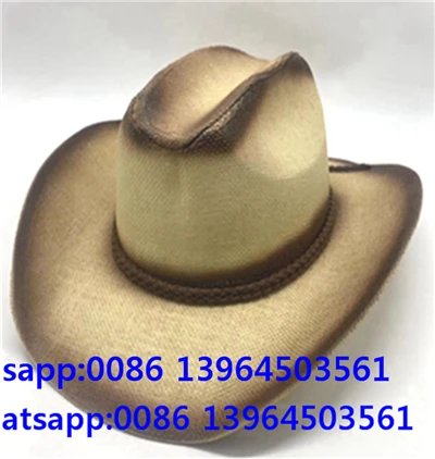トレンドのタンツートンカウボーイハット