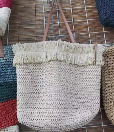 Beidge ステッチタッセル ショッピングレディースバッグ