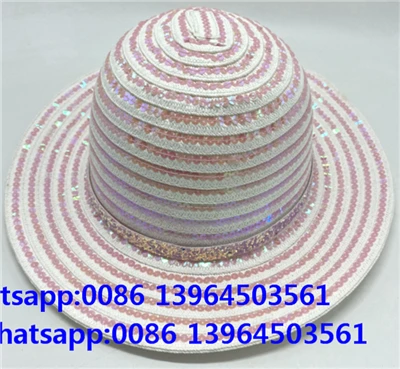 スパンコールレディースサマーハット