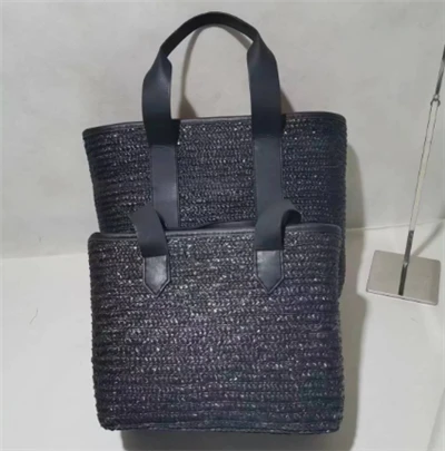 黒小麦織りレディースバッグ 1セット