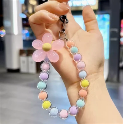 女の子用携帯チャームブレスレット